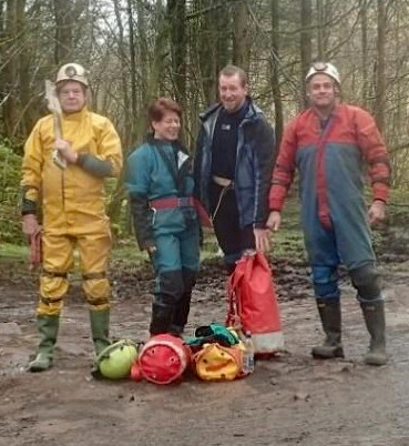 prior to trip on 17th Feb 2019. Chris Crowley, Helen & Malcom Stewart and Adrian Paniwnyk (pic: Helen Stewart)